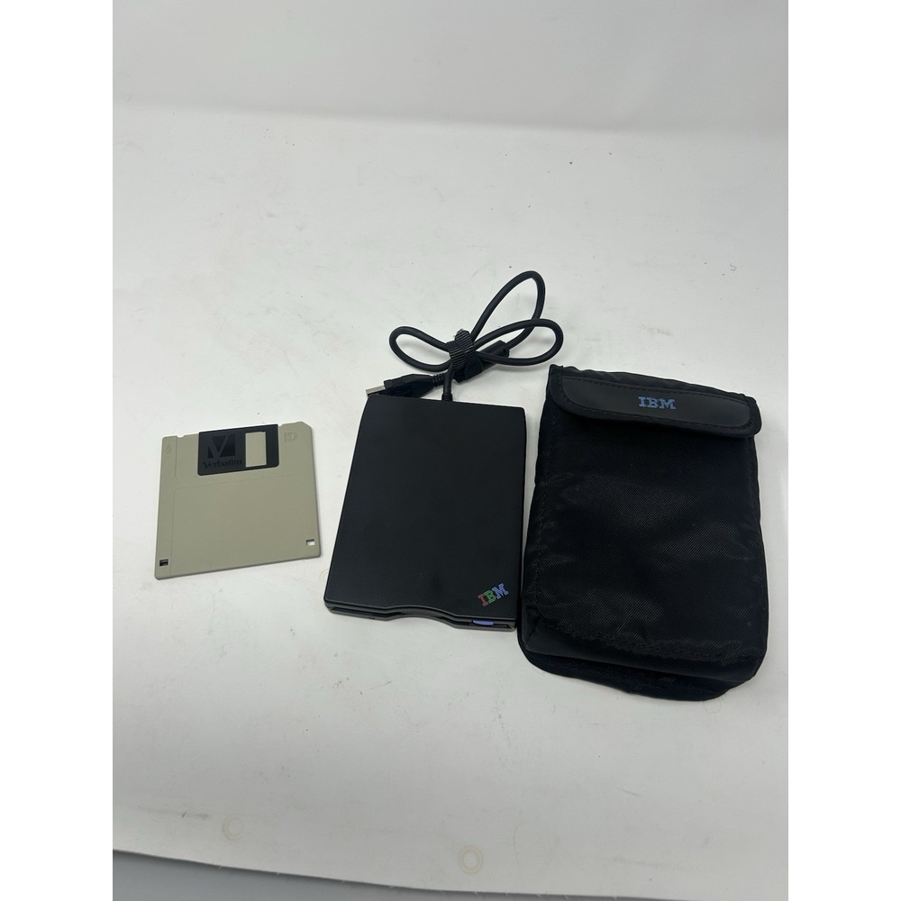 IBM 3.5" Floppy Diskette Drive Portable USB External Model FD-05PUB Tested